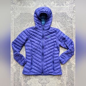 MOUNTAIN HARDWEAR 650 Fill Down Hooded Quilted Puffer Jacket, SZ S